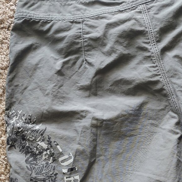 Diesel Grey Shorts Lined Swimwear Swim Trunks Only the Brave Mohawk Guy (Large) - Picture 10 of 16